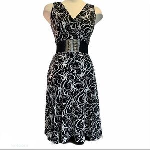 A.X.L. black and white sleeveless dress Sz L